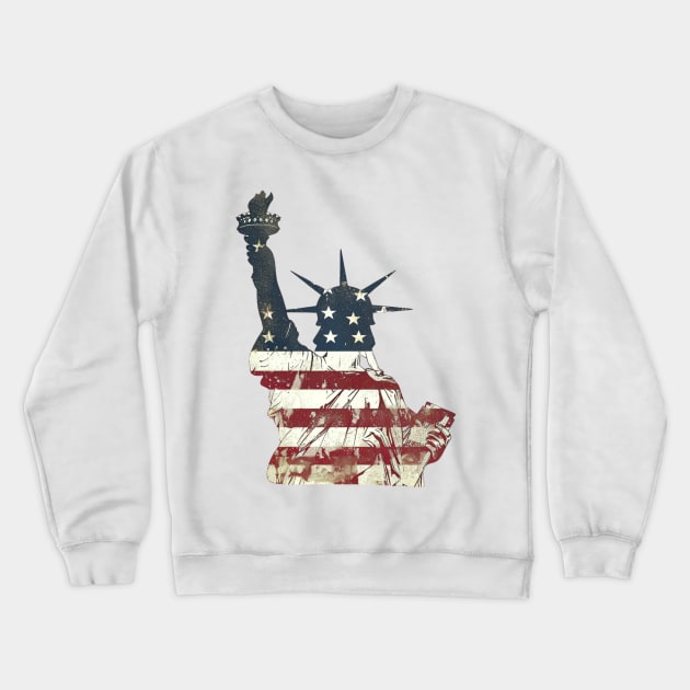 Statue of Liberty Crewneck Sweatshirt by Mary_Momerwids